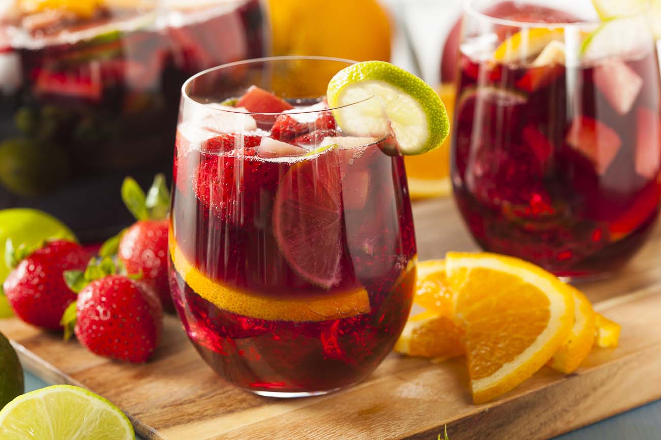 Red Wine Sangria Cocktail Recipe by Archana's Kitchen