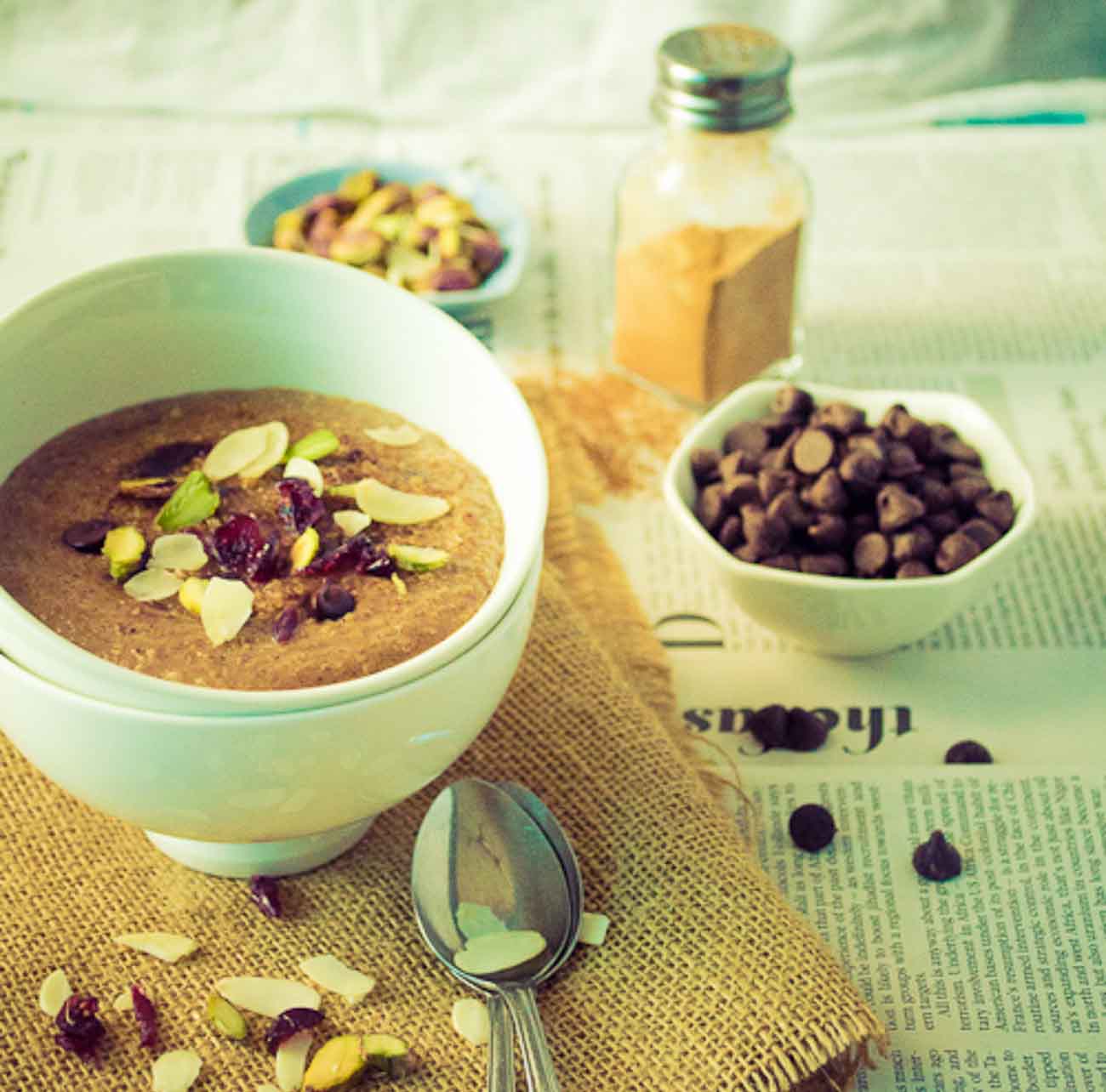 Chocolate Chip Oat Bran Cereal Recipe With Fruits & Nuts