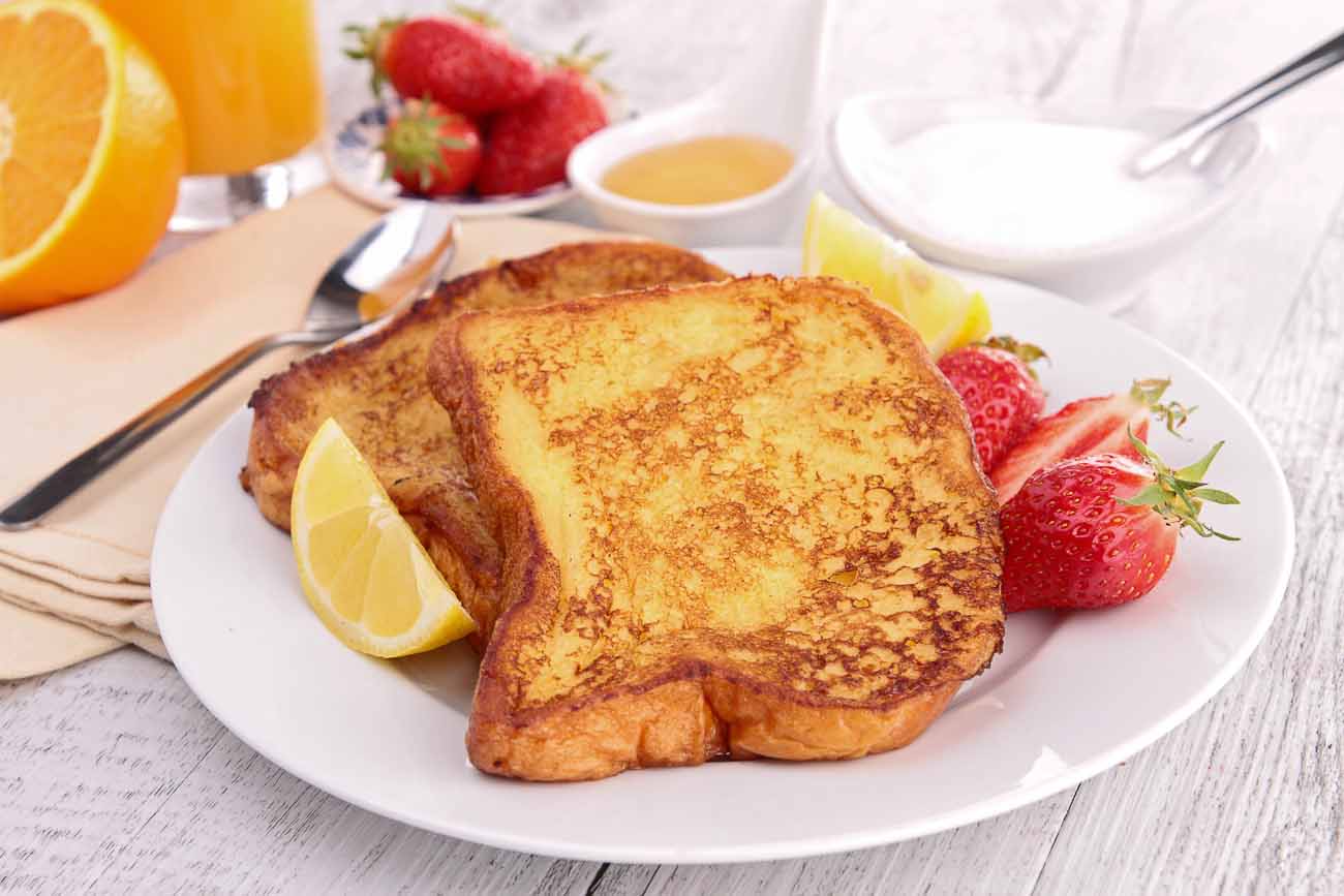 French Toast Recipe Flavored with Orange