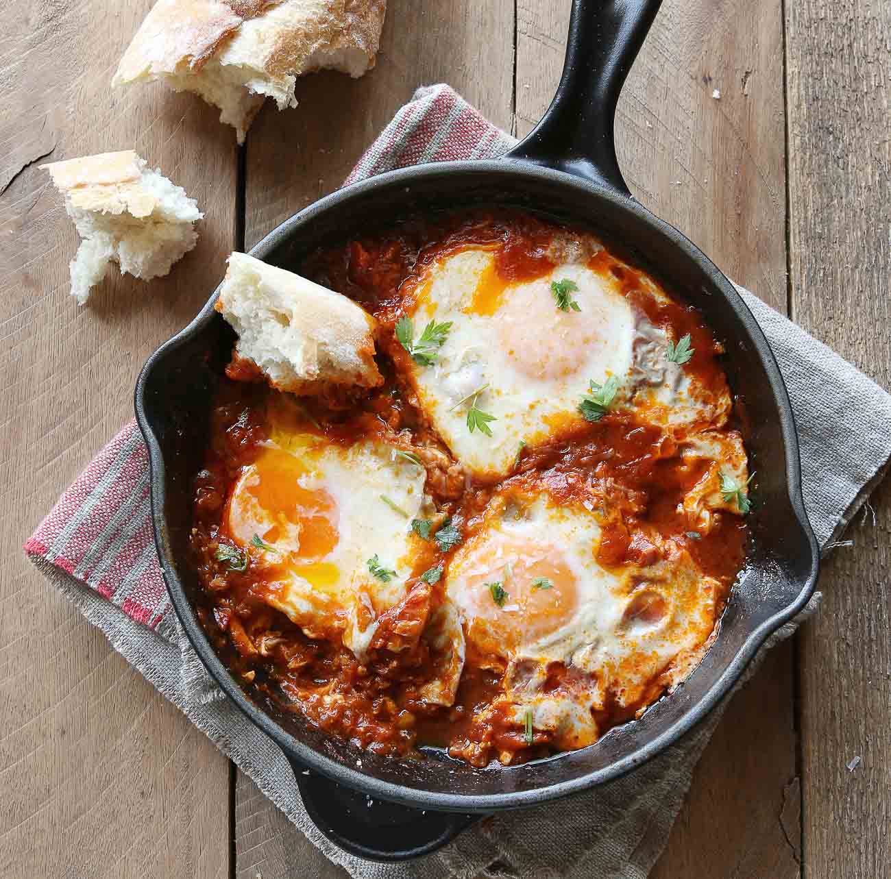 Shakshuka With Oats Recipe-A High Protein Breakfast 