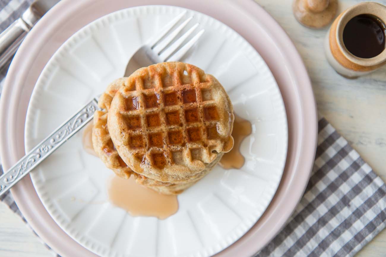 Whole Wheat Buttermilk Vanilla Waffles Recipe