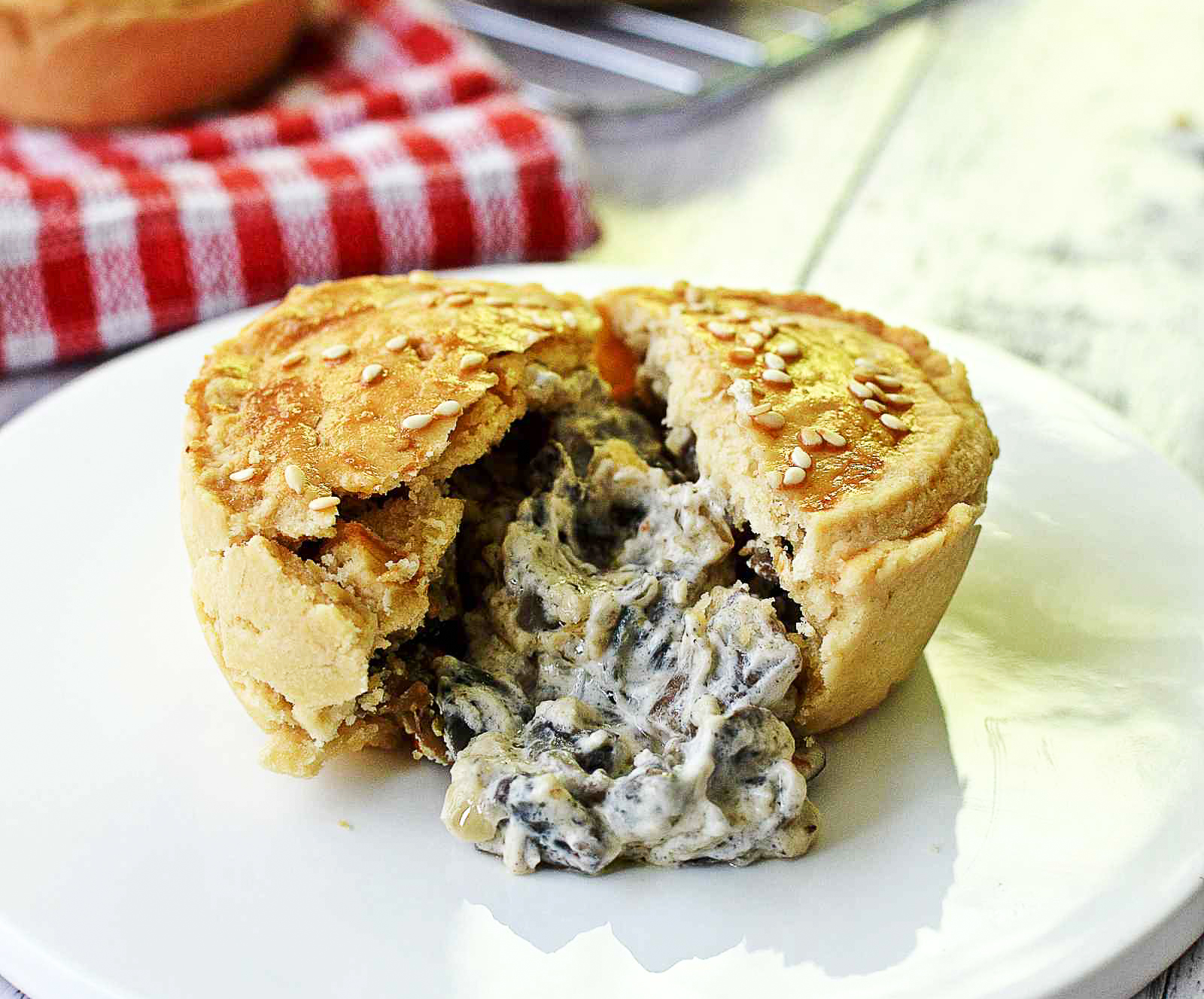 Creamy Mushroom Mini Pie Recipe