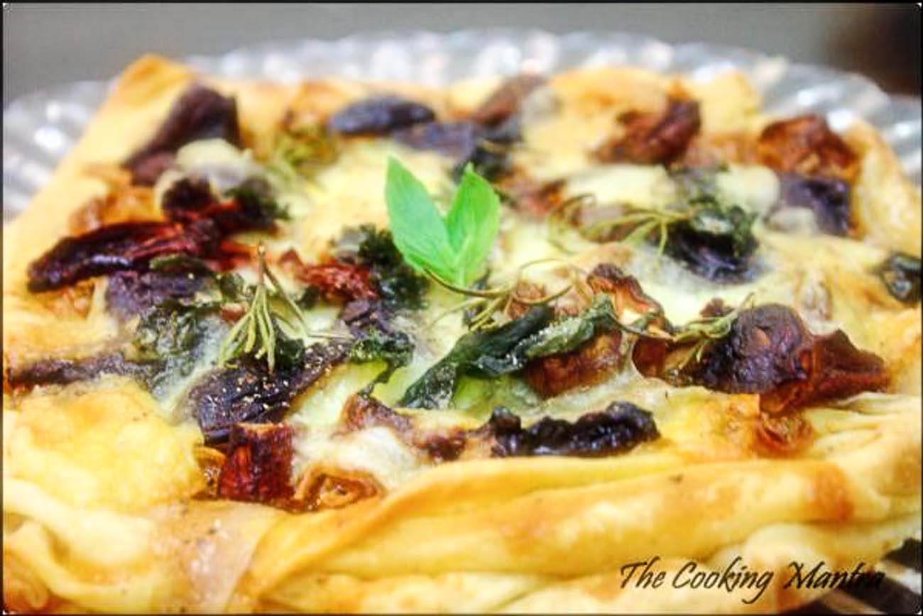 Sundried Tomatoes And Shiitake Mushroom Quiche Recipe