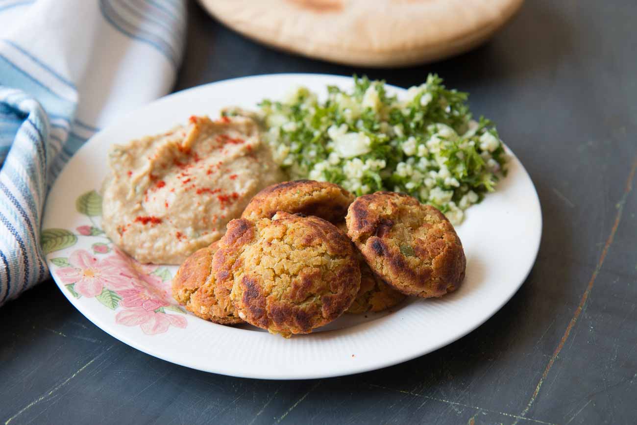 Chickpea & Oats Falafel Recipe