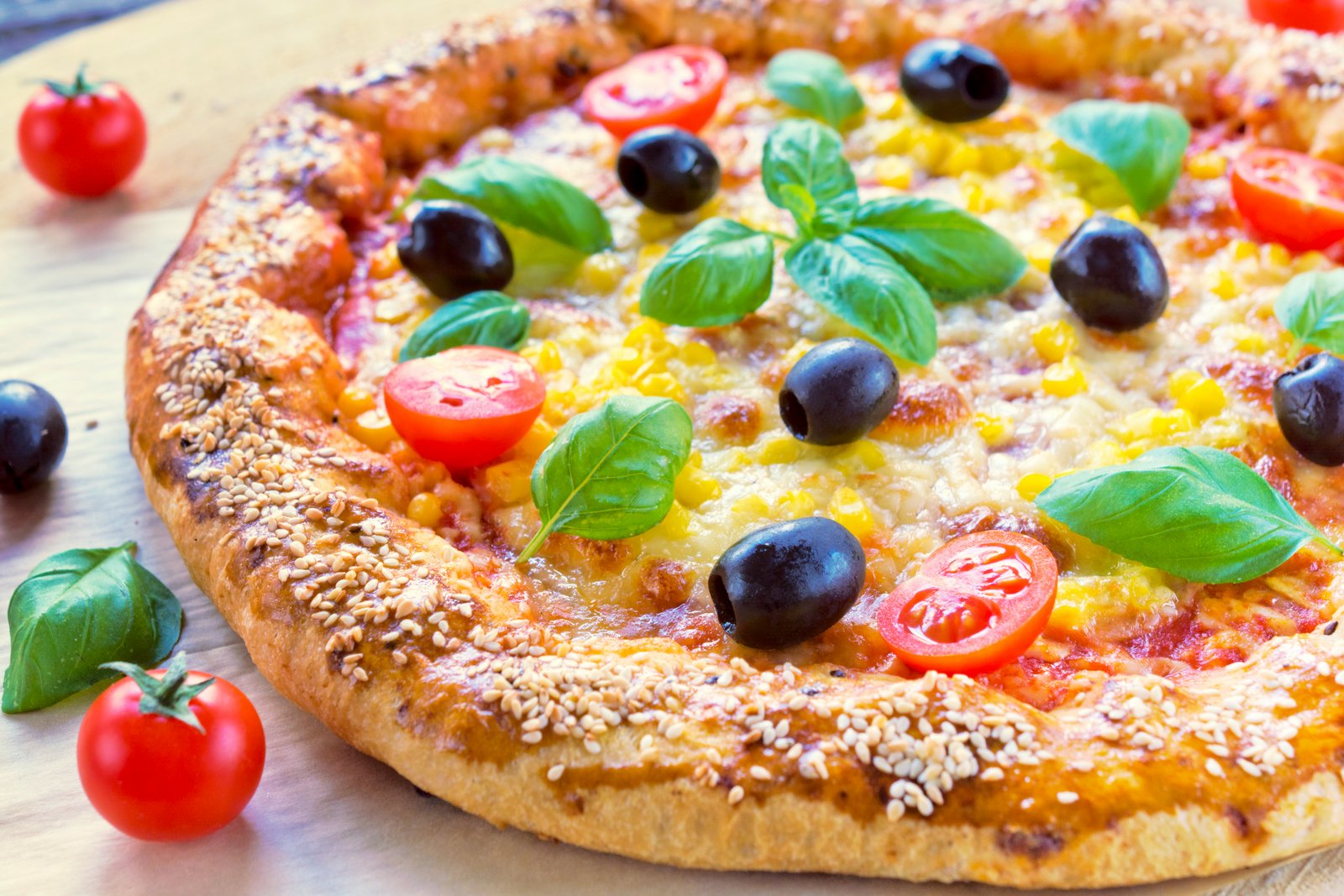 Pizza With Soy And Corn Recipe
