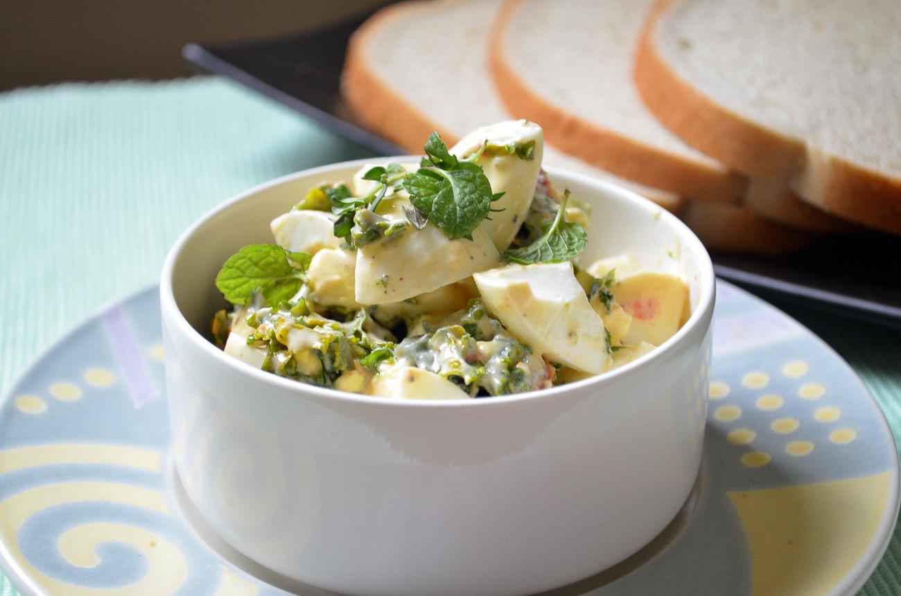 Egg Salad Recipe With Sun Dried Tomatoes And Scallions