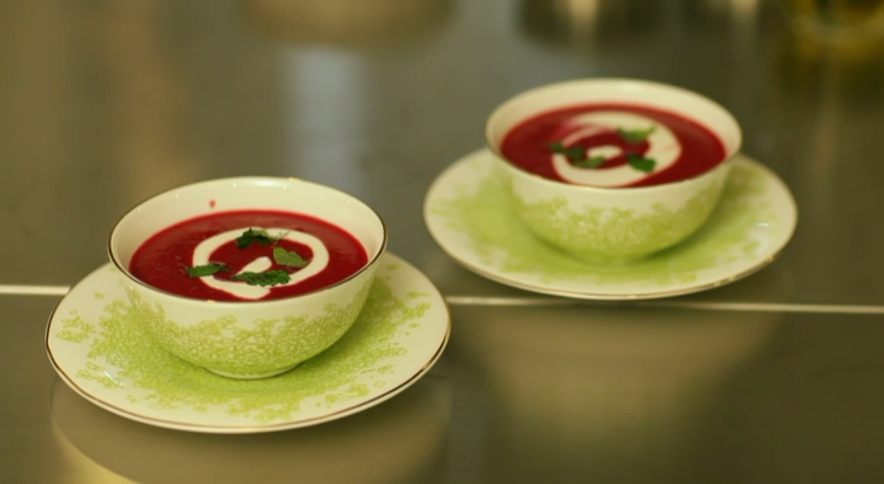 Beets & Yogurt Soup Recipe by Chef Vikas Khanna