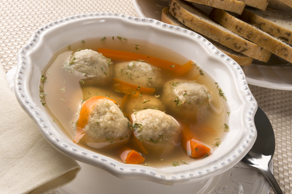 Vegetarian Tofu Matzo Ball Soup Recipe