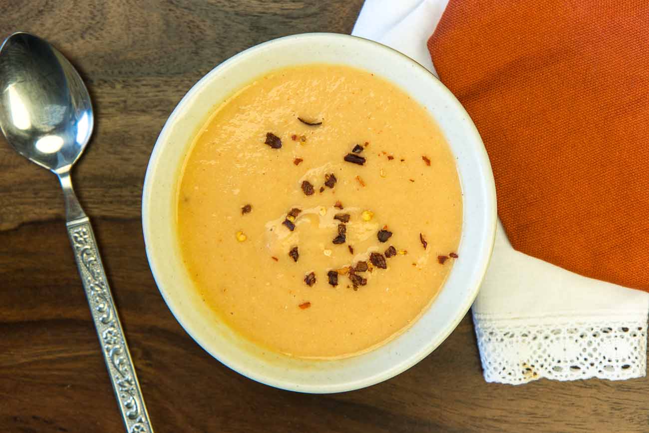 Tomato Chickpea and Coconut Soup Recipe