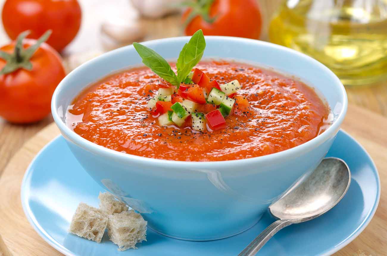 Watermelon Cucumber Gazpacho Recipe