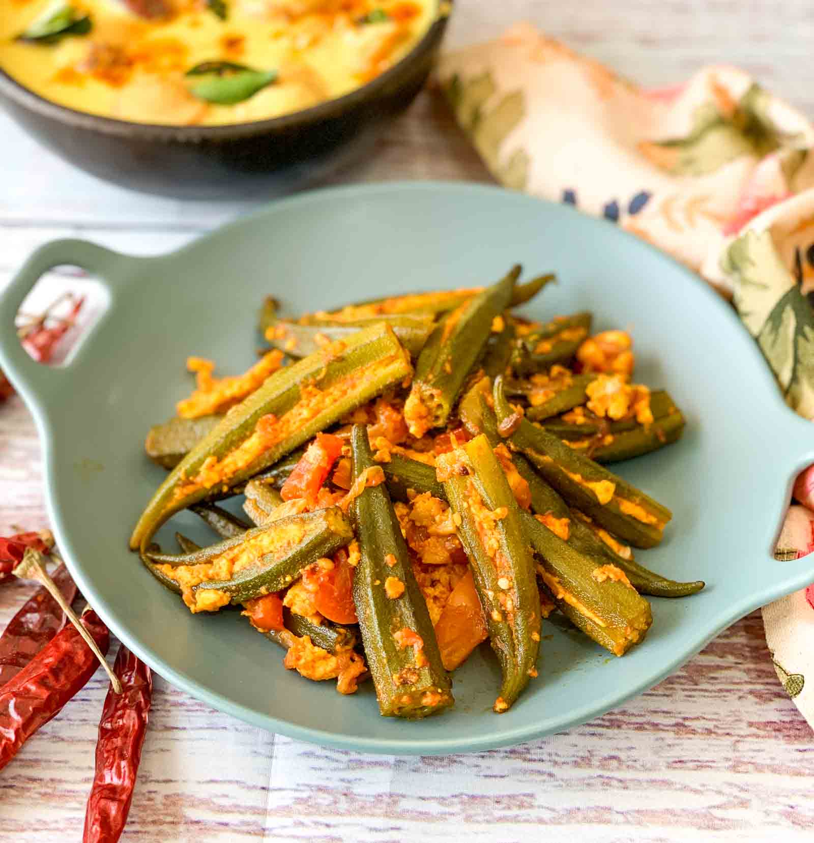 Paneer Stuffed Bhindi Masala Recipe