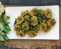 Cauliflower Palak Methi Muthia Recipe 
