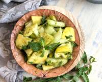 Cucumber Pineapple Raw Mango Salad Recipe
