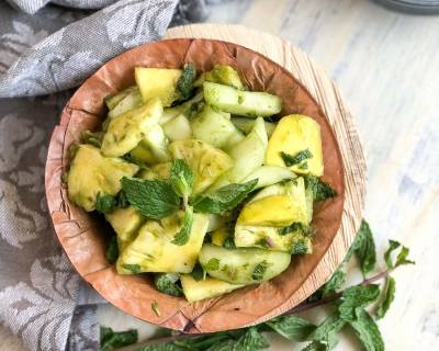 Cucumber Pineapple Raw Mango Salad Recipe