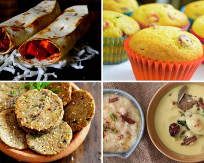 Weekly Lunch Box Recipes & Ideas From Spicy Paneer frankie, Marwadi Gatte ki sabzi, Banana bread with chocolate chips & More