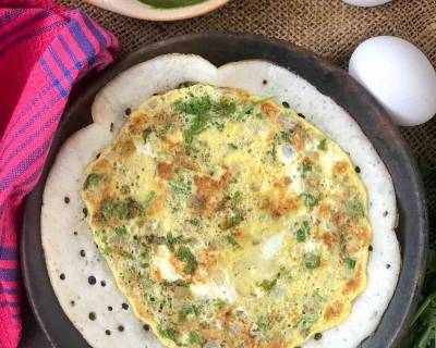 Muttai Dosa Recipe - Tamil Nadu Style Egg Dosa Recipe