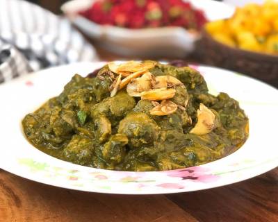 सोया पालक करी रेसिपी - Soya And Spinach Curry Recipe