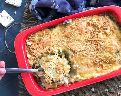 Chicken, Mushroom And Broccoli Au Gratin Recipe