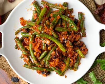 Greek Style Green Beans Stir Fry Recipe