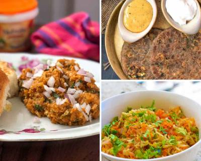 Kids Lunch Box Menu Plan-Carrot & Capsicum Rice,Paneer Quesadilla ,Pav Bhajji & More