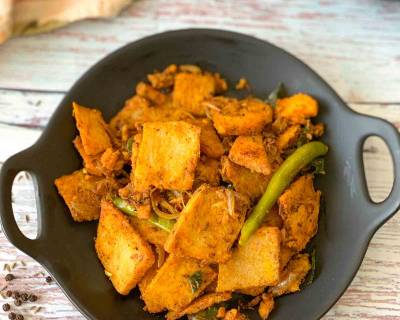 सुखी सुरन मसाला सब्ज़ी रेसिपी - Sukhi Suran Masala Sabzi Recipe