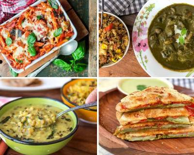 Weekly Meal Plan : Palak Mushroom Makhani, Veggie Penne Pasta And Much More