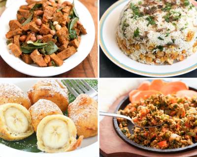 Weekly Meal Plan: Masala Palak Bhurji, Chole Biryani, Fried Banana And More