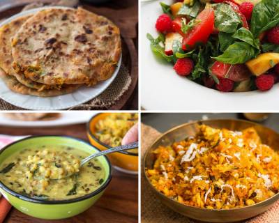 Weekly Meal Plan : Sweet Potato Carrot Paratha, Paneer Kofta Curry & Much More