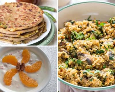 Weeknight Dinners: Plan Your Meals With Mushroom Methi Brown Rice, Punjabi Aloo Paratha & More