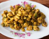 Arbi Ajwain Ki Sabzi Recipe (Roasted Colocasia Stir Fry With Ajwain)