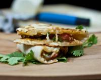 Chipotle Roasted Mushroom Vegetarian Quesadilla Recipe