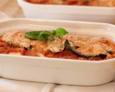 Roasted Eggplant Parmigiana Recipe