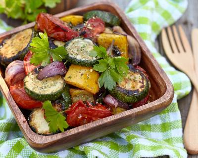 Grilled Winter Vegetable Salad Recipe