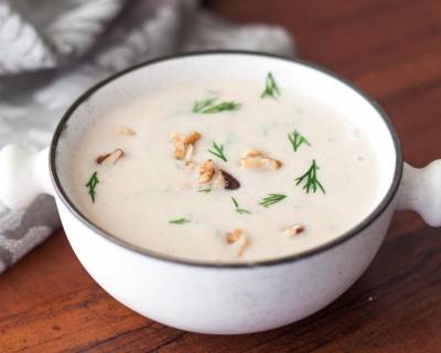 Roasted Cauliflower Dill Soup Recipe