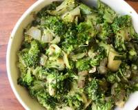 Tamil Nadu Style Broccoli Poriyal Recipe - Broccoli Stir Fry Recipe