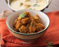 Dahi Suran Ki Sabzi Recipe (Stir Fried Yam in Dry Yogurt Curry Recipe)