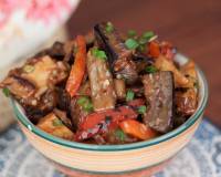 Shandong Spicy Eggplant With Peppers And Potato Recipe (Di San Xian Recipe)