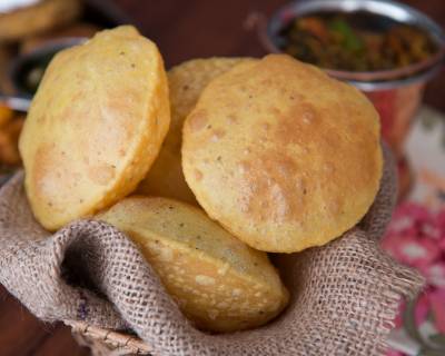 Ajwain Puri Recipe - Puri Flavoured With Carom Seeds