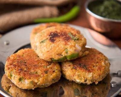 Arbi Cutlet Recipe (Spiced Colocasia Patties)