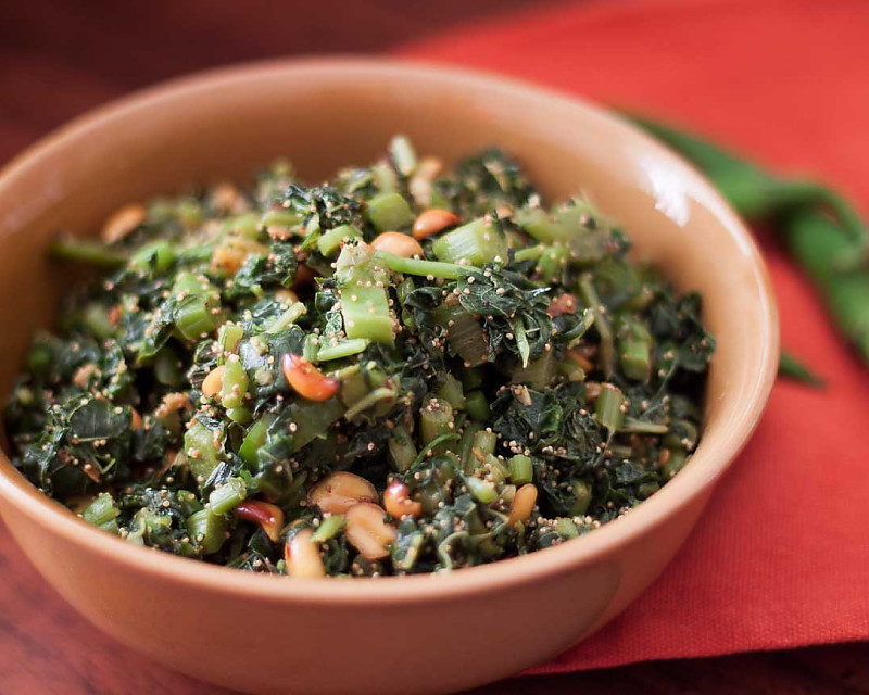Bengali Style Shaak Bhaja Recipe (Stir Fried Green Amaranth leaves Recipe)