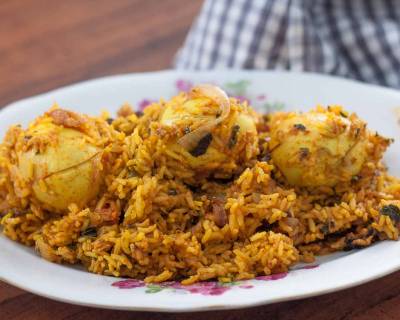 Spicy Egg Biryani Recipe with Figaro Olive Oil