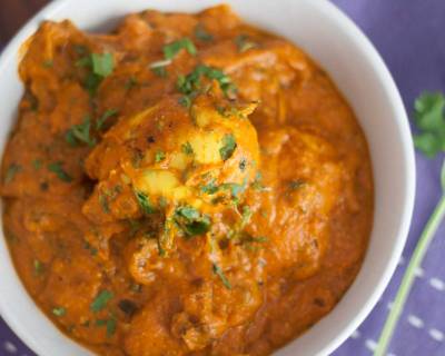 शाही अंडे की करी रेसिपी - Shahi Egg Curry Recipe In Tomato & Cashew Gravy