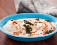 Dahi Vada Recipe - Lentil Dumplings in a Sweet and Spicy Yogurt