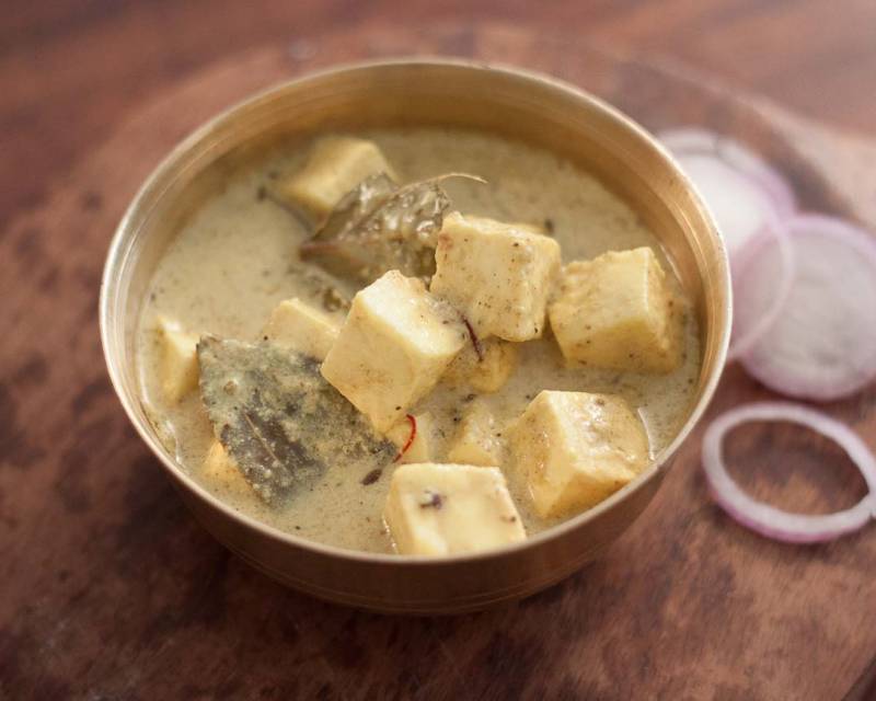 Kashmiri Style Paneer in Spiced Milk Curry Recipe-Roz Ka Khana In Figaro Olive Oil