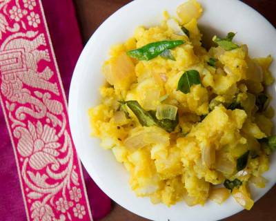 Maharastrian Batatyachi Bhaji Recipe-Quick and Simple Aloo Sabzi