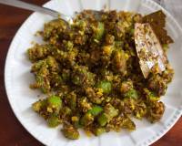 Bengali Jhinge Narkol Chenchki Recipe - Stir Fried Ridge Gourd With Coconut