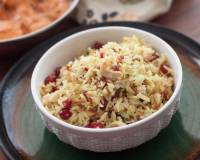 Kashmiri Style Modur Pulao With Pomegranate Recipe 