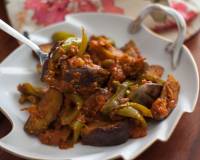 Brinjal Capsicum Sabji Recipe