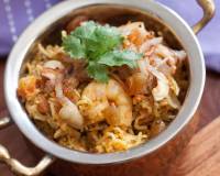 Kerala Style Prawns & Shrimp Biryani  -Chemmeen Biryani Recipe