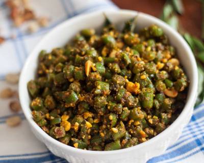 Maharashtrian Style Farasbi Chi Bhaji Recipe - Beans Cooked With Peanuts